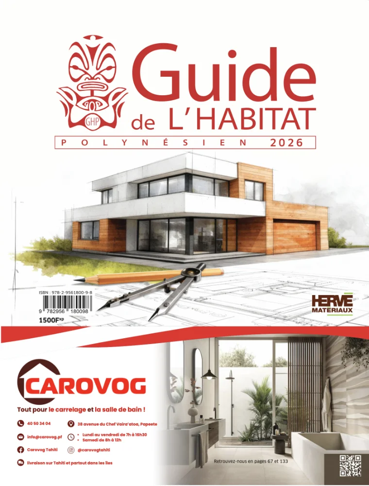 Guide de l'Habitat Polynésien — création graphique CréaGraph