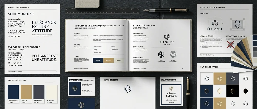 Brand guidelines et brand book